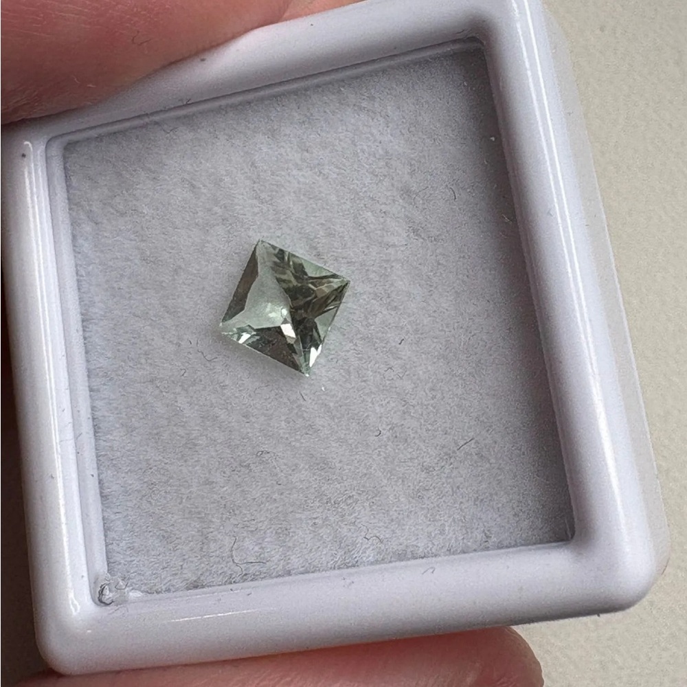 Amblygonite Princess Cut .56ct